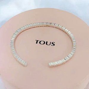 TOUS Silver Straight bears Bracelet in sterling silver with 6 mm bears